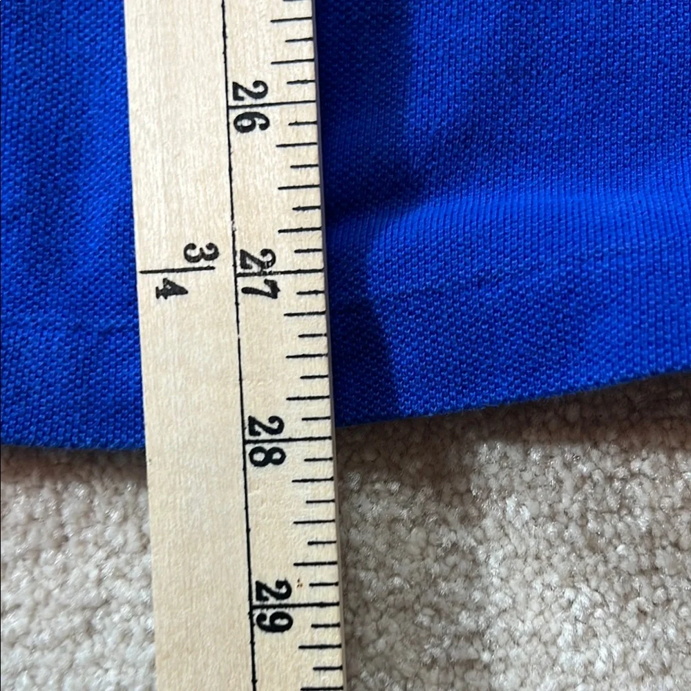 Polo by Ralph Lauren rugby hoodie SZ XL Royal Navy blue stripes - Picture 5 of 5